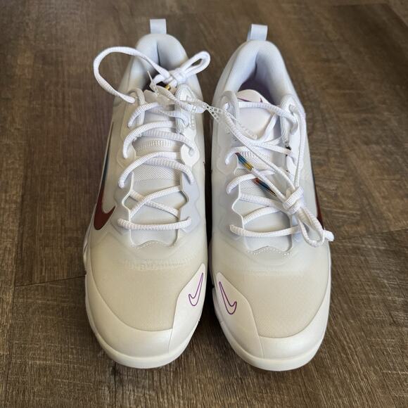 Nike Force Zoom Trout 9 Pro Metal Baseball Cleats Rainbow FB2907-106 Size 7 - Picture 4 of 5